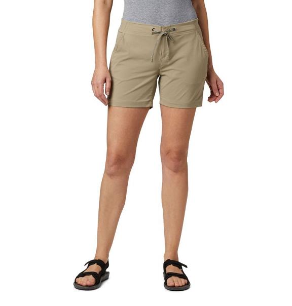 Columbia Anytime Outdoor Shorts Beige For Women's NZ64095 New Zealand